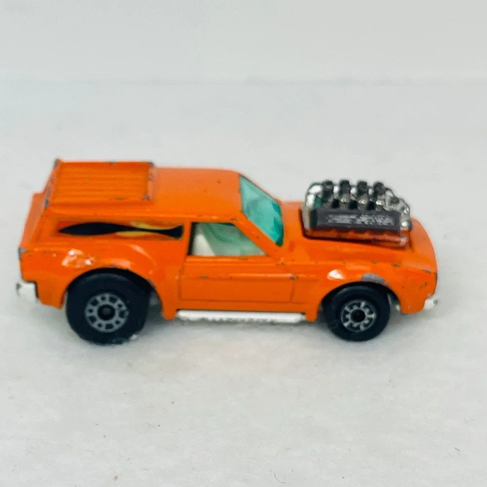 Vtg 1975 Matchbox Superfast No 34 Vantastic Orange Diecast Car Lesney England